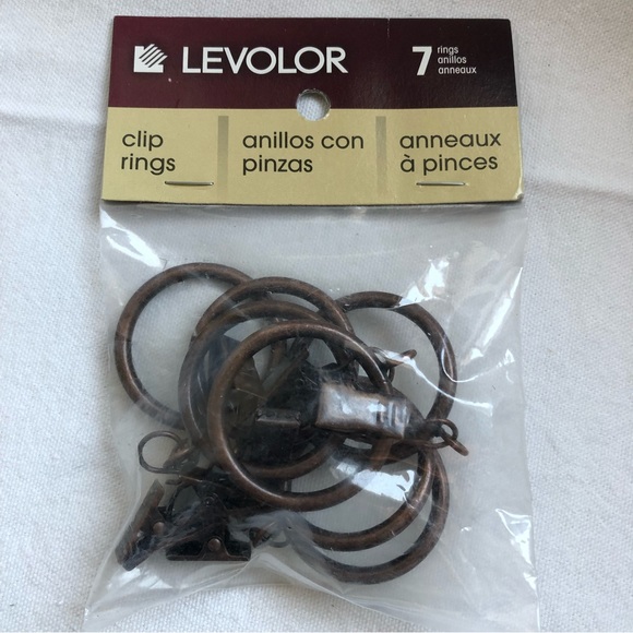 Levolor 7 Clip Rings - Picture 1 of 2
